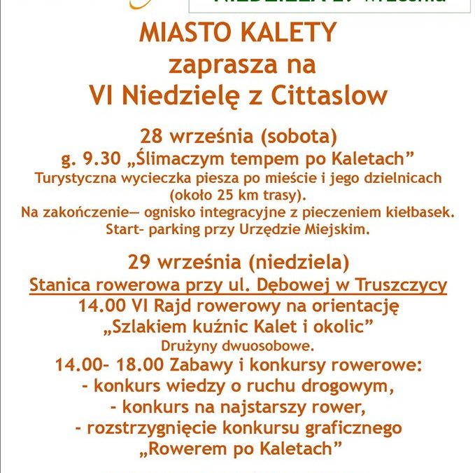 Turystyczne zakończenie lata w Kaletach