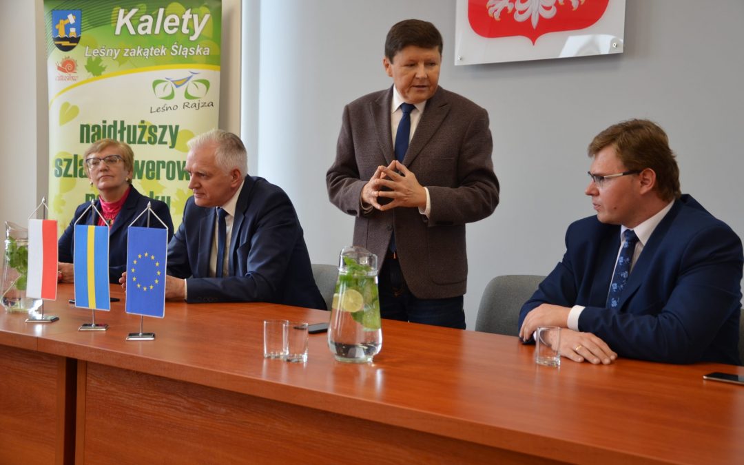 Wicepremier Jarosław Gowin w Kaletach