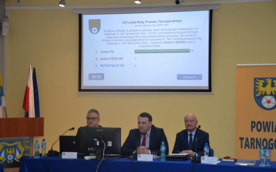 Apel radnych w sprawie rewitalizacji linii kolejowej nr 144 Tarnowskie Góry – Opole