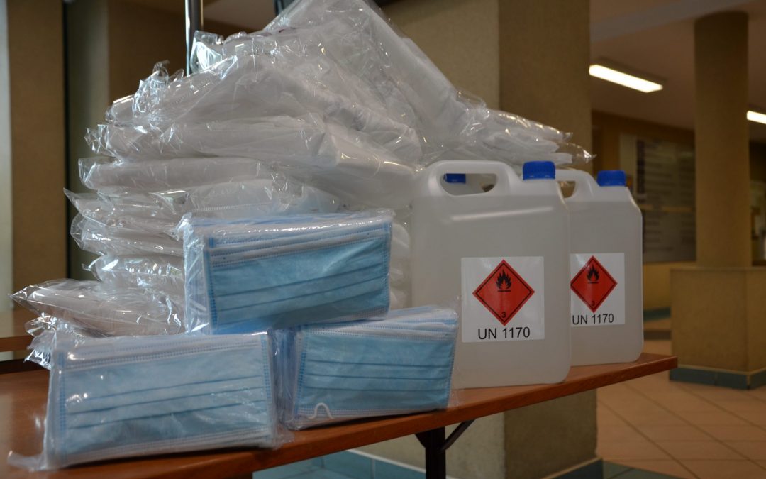 Kolejna dostawa środków ochrony osobistej dla DPS-ów