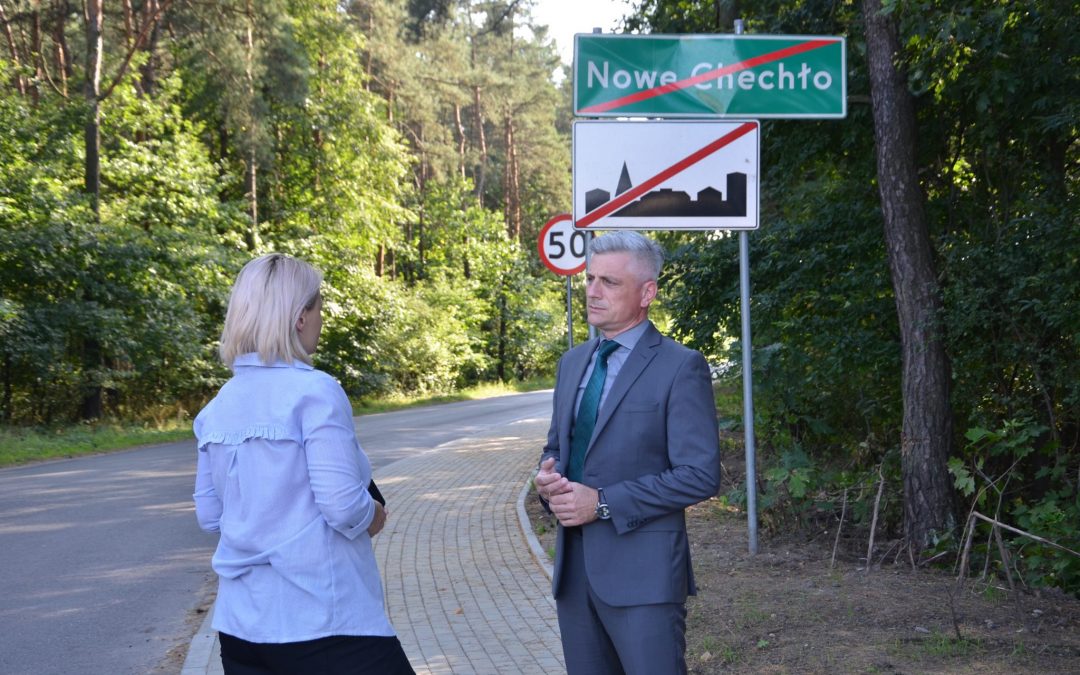 Chodnik w Nowym Chechle oddany do użytku