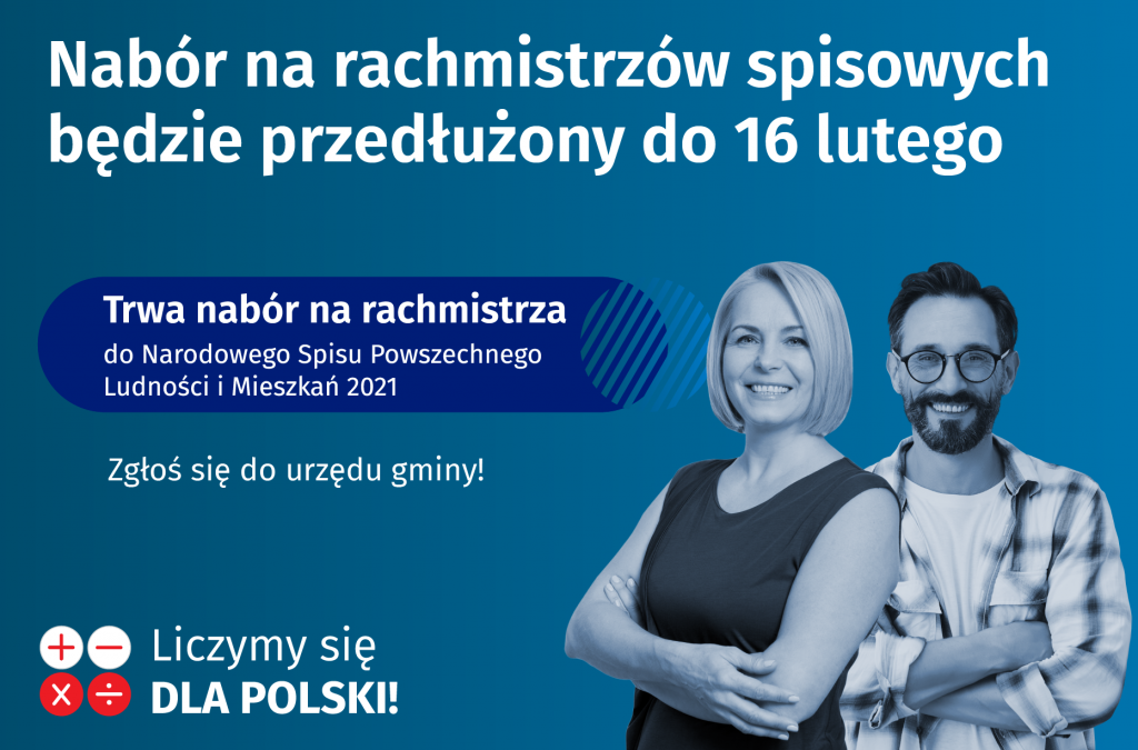 Nabór kandydatów na rachmistrzów przedłużony do 16 lutego!