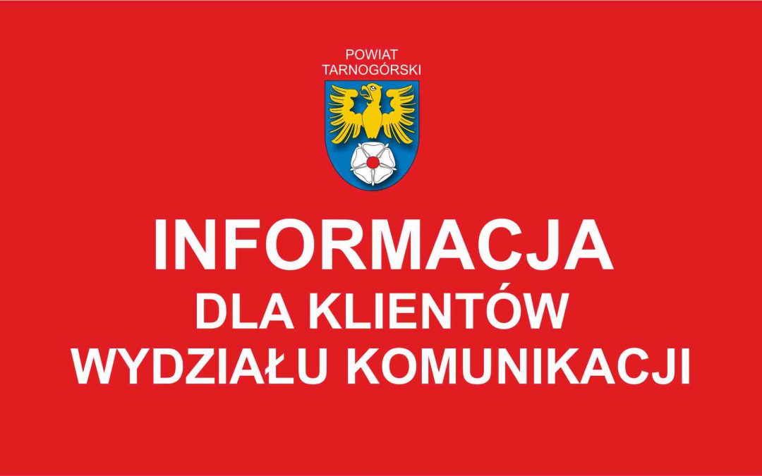 Wydział Komunikacji wznawia wydawanie dokumentów