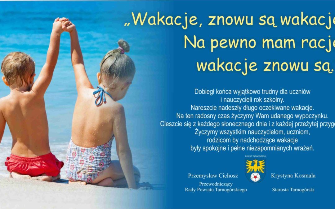 Życzenia wakacyjne!
