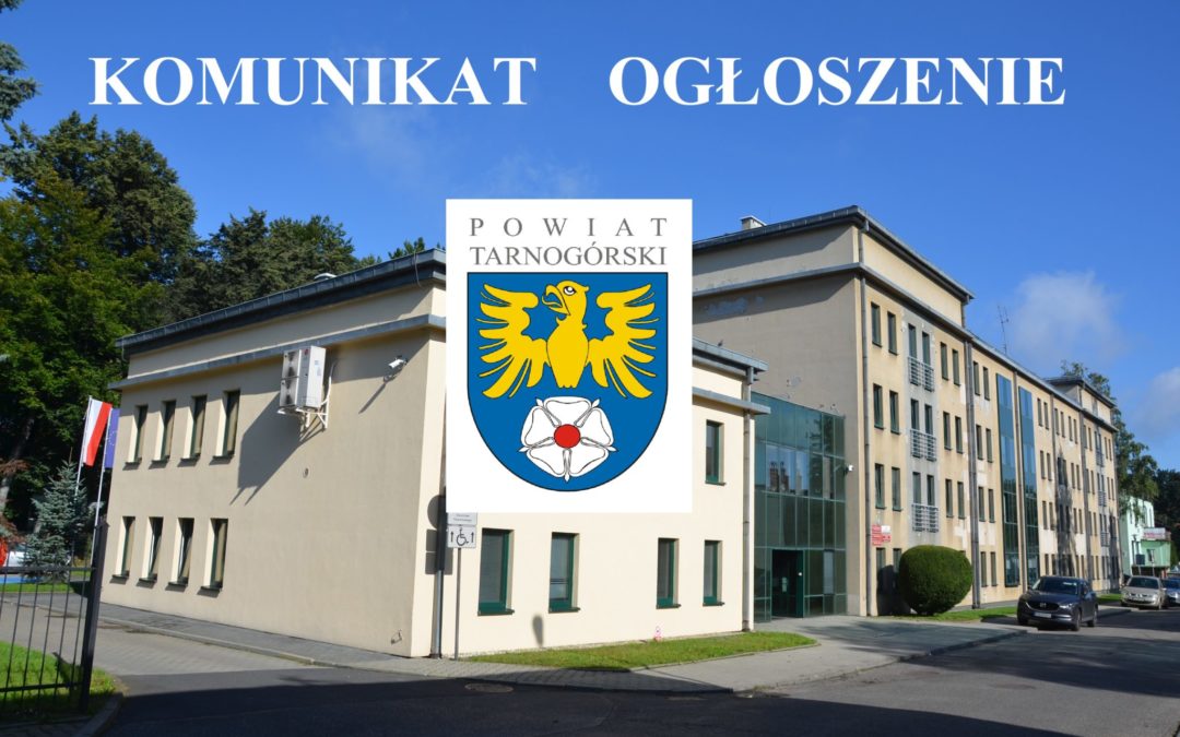 Zarząd Powiatu Tarnogórskiego informuje o zamiarze ogłoszenia konkursu na kandydata na stanowisko Dyrektora Centrum Kultury Śląskiej w Nakle Śląskim
