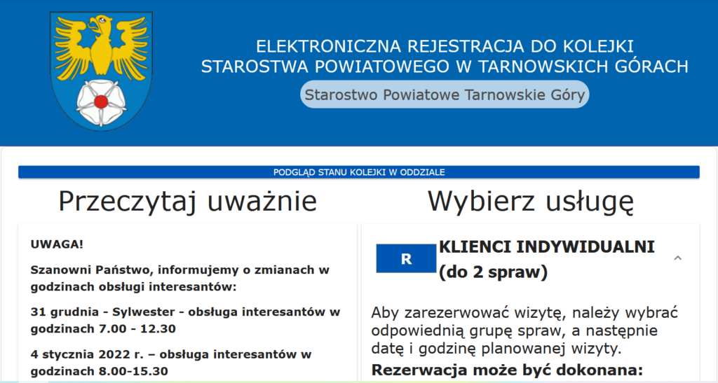 awatar strona internetowa klejkomat - internetowa  rezerwacja kolejki