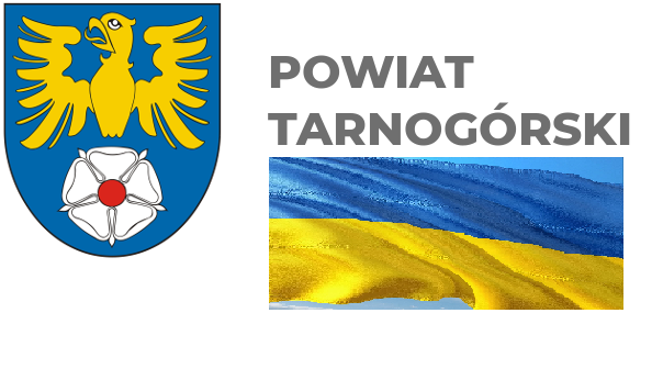 awatar herb starostwa napis powiat tarnogórski flaga Ukrainy