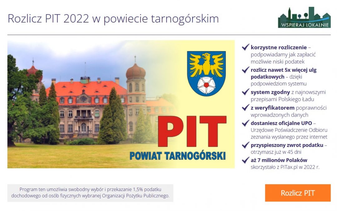 Powiat Tarnogórski w projekcie „Wspieraj lokalnie”