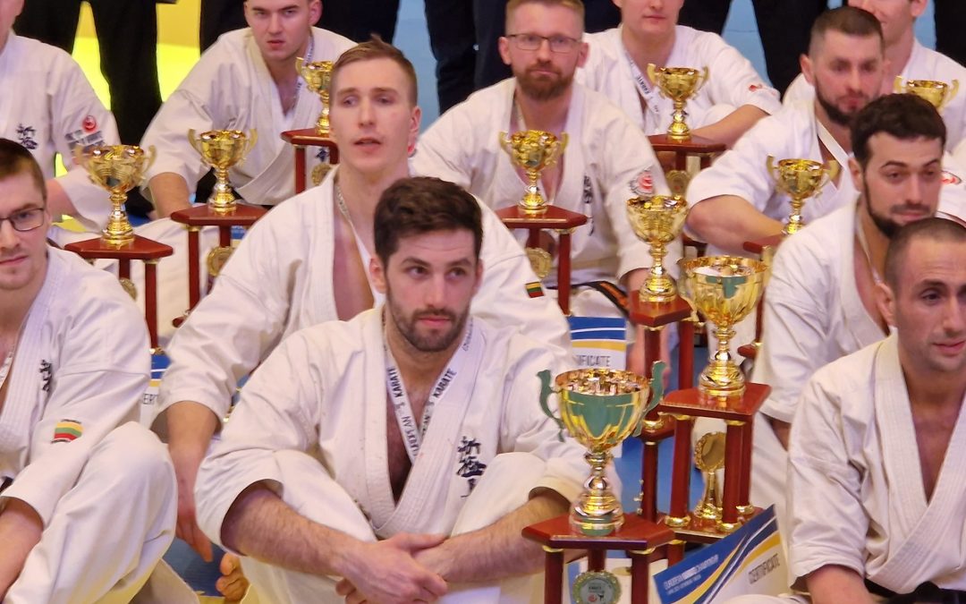 Zawodnicy TKS Karate z trzema medalami Mistrzostw Europy