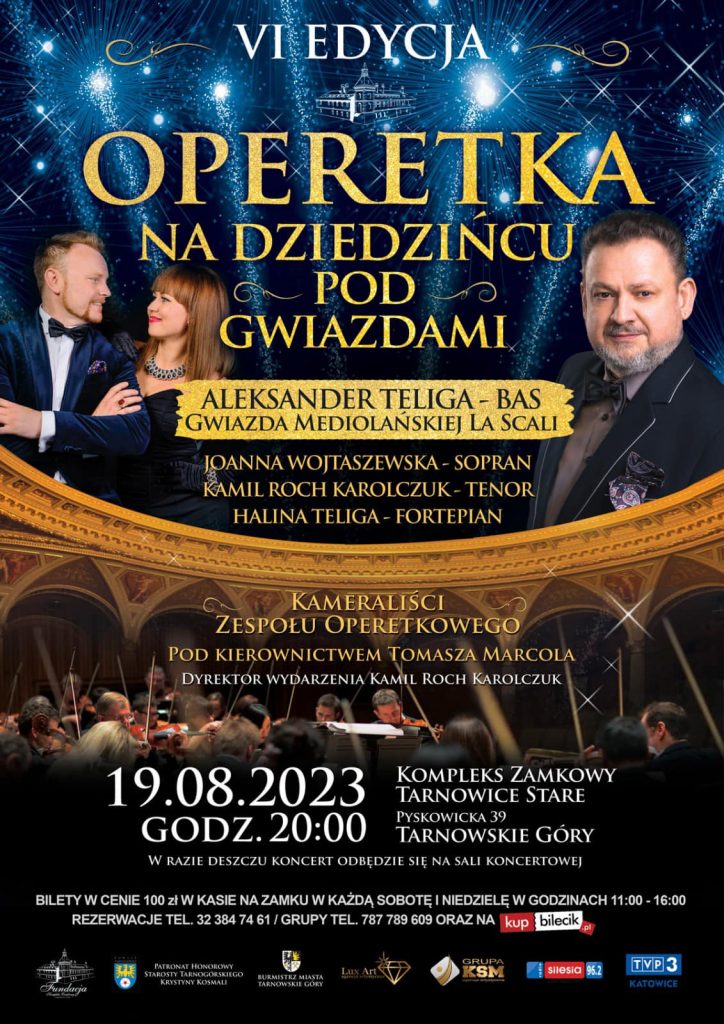 Plakat Operetka na dziedzińcu pod gwiazdami VI edycja