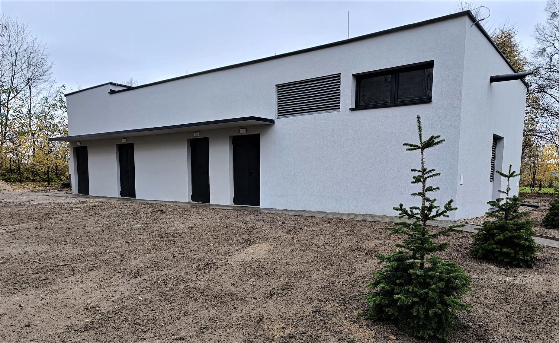 Układ zasilania i budynek stacji po odbiorze