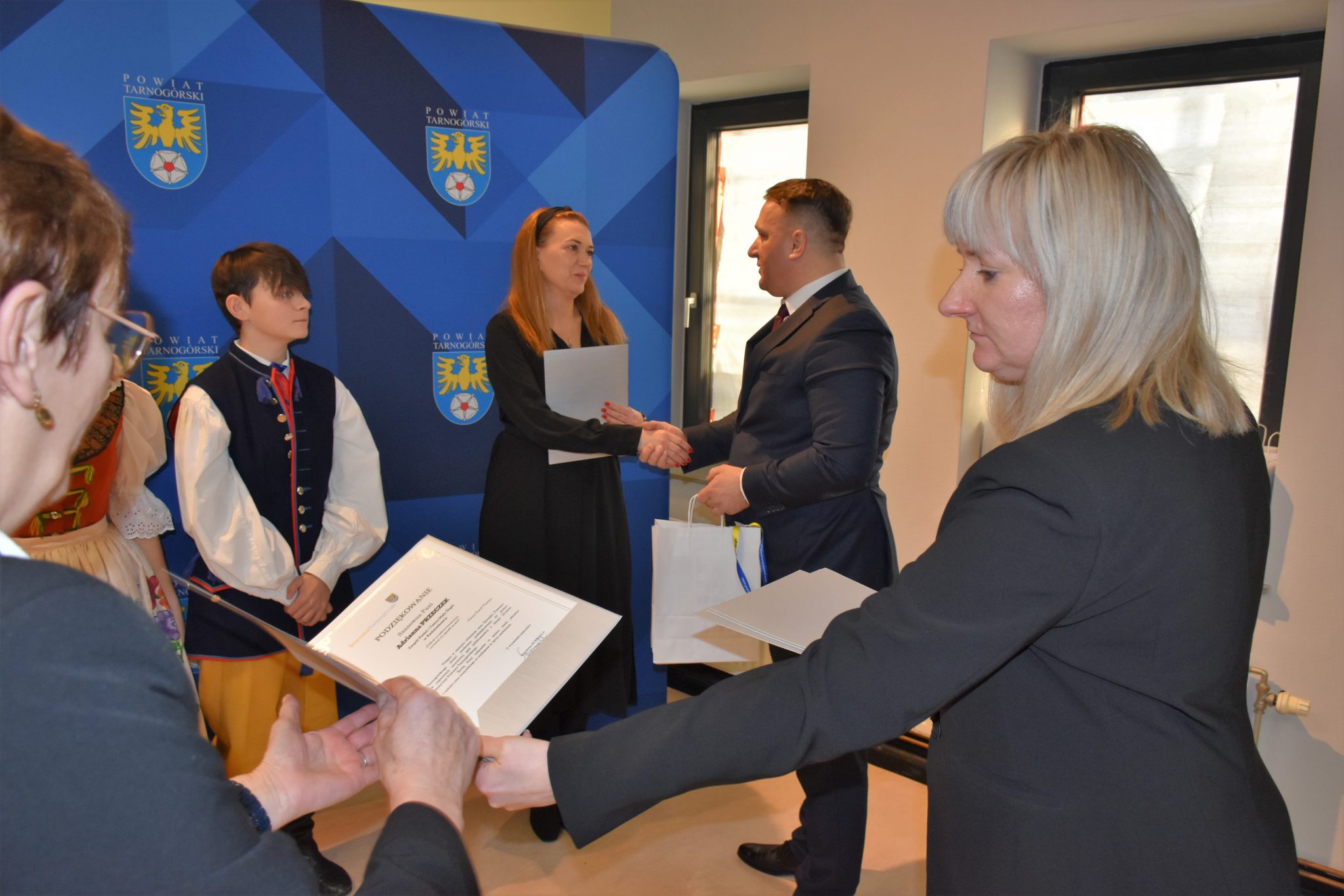 Wyróżnieni za pomoc podczas uroczystej gali