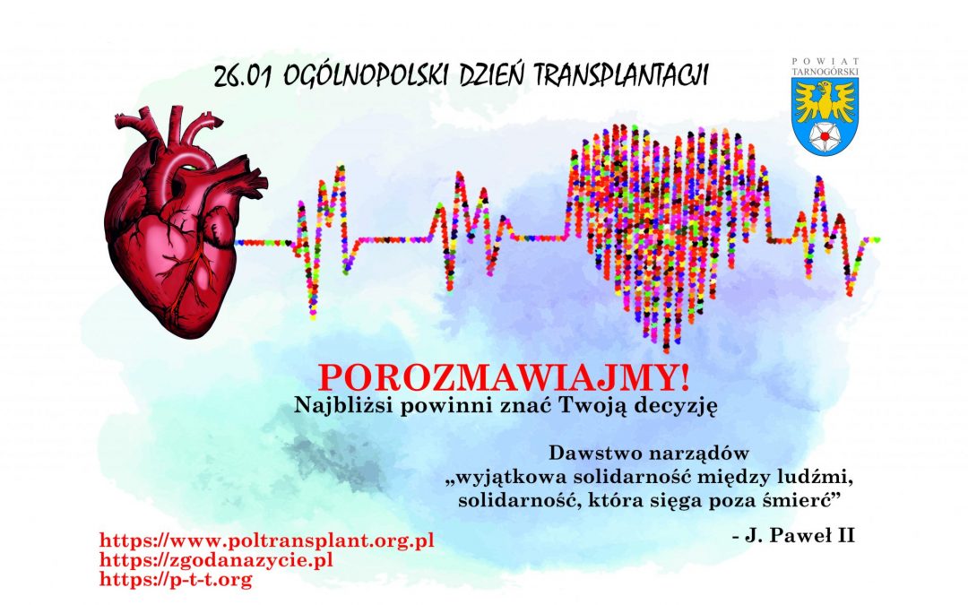 26 stycznia Ogólnopolski Dzień Transplantacji