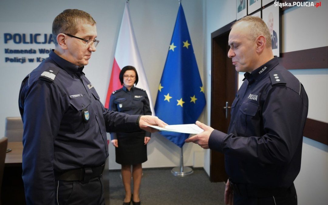 Zmiany kadrowe w tarnogórskiej komendzie policji