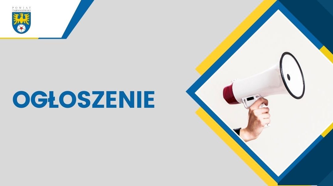 OGŁOSZENIE