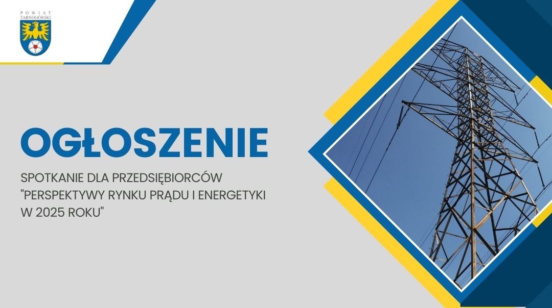 Spotkanie dla przedsiębiorców „Perspektywy rynku prądu i energetyki w 2025 roku”