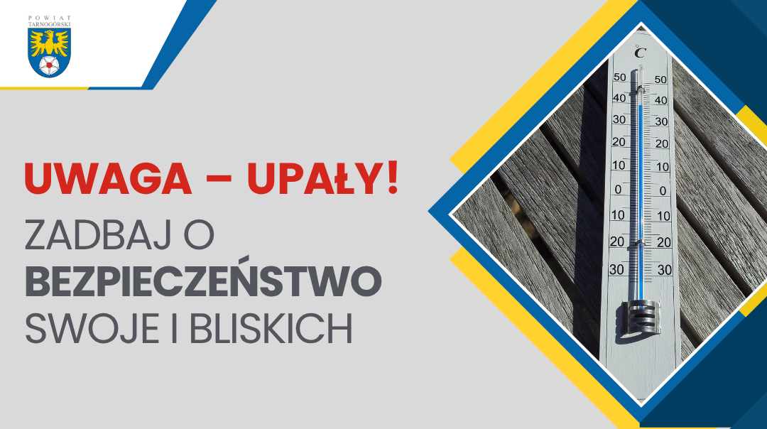 Uwaga – Upały! Chroń siebie, bliskich i zwierzęta