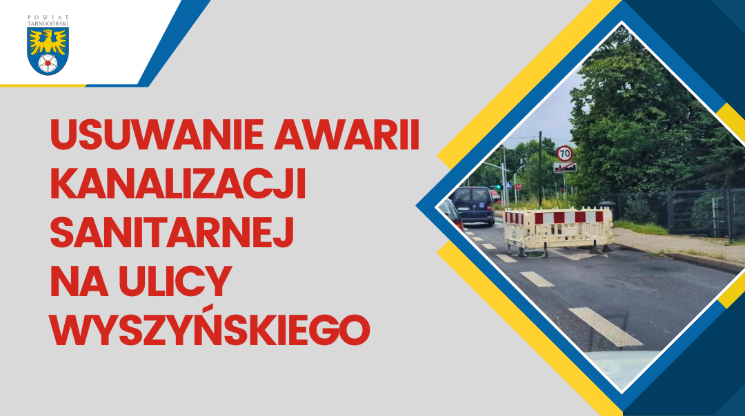 Awaria kanalizacji sanitarnej firmy Veolia na ul. Wyszyńskiego