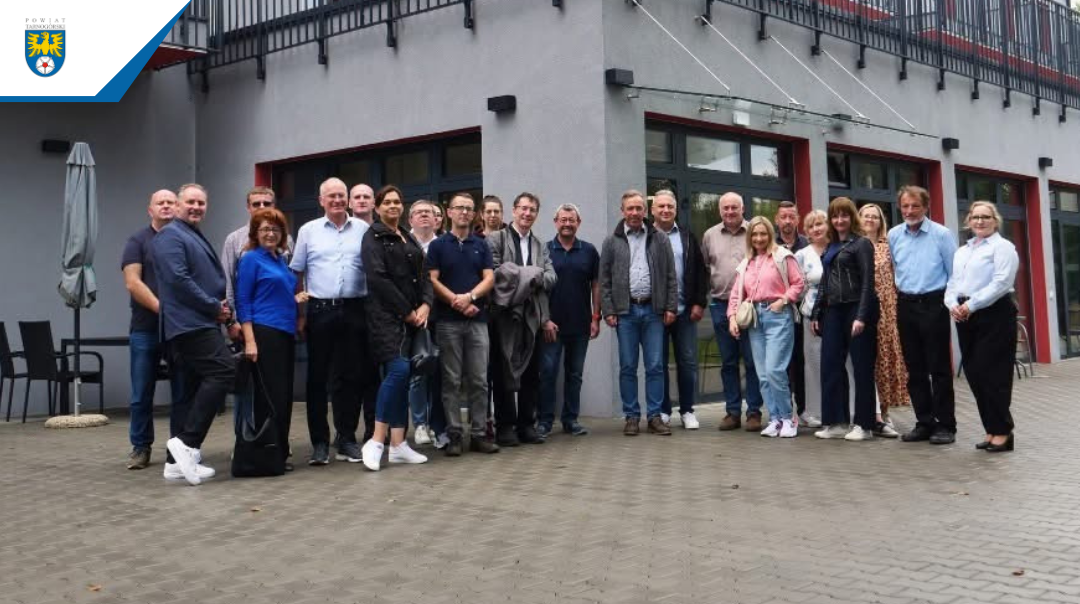 Delegacje z powiatów partnerskich w Powiecie Tarnogórskim