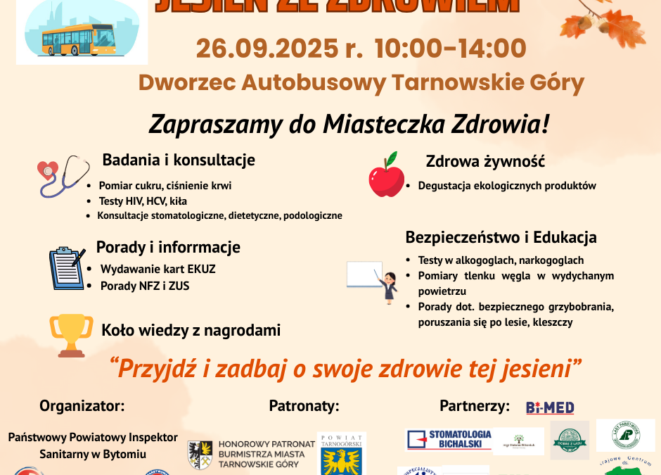 Jesień ze Zdrowiem w Tarnowskich Górach