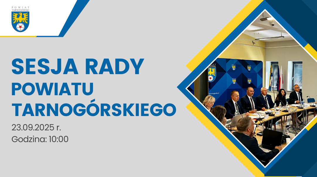 XIX SESJA RADY POWIATU TARNOGÓRSKIEGO