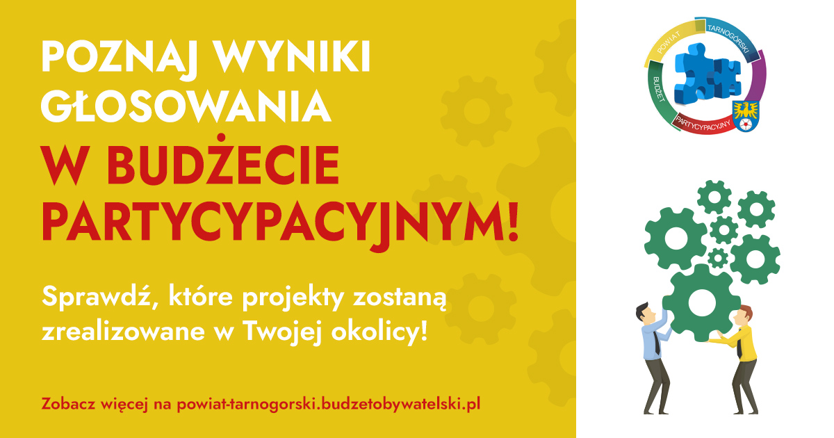 Wyniki głosowania w Budżecie Partycypacyjnym na rok 2026 już są!