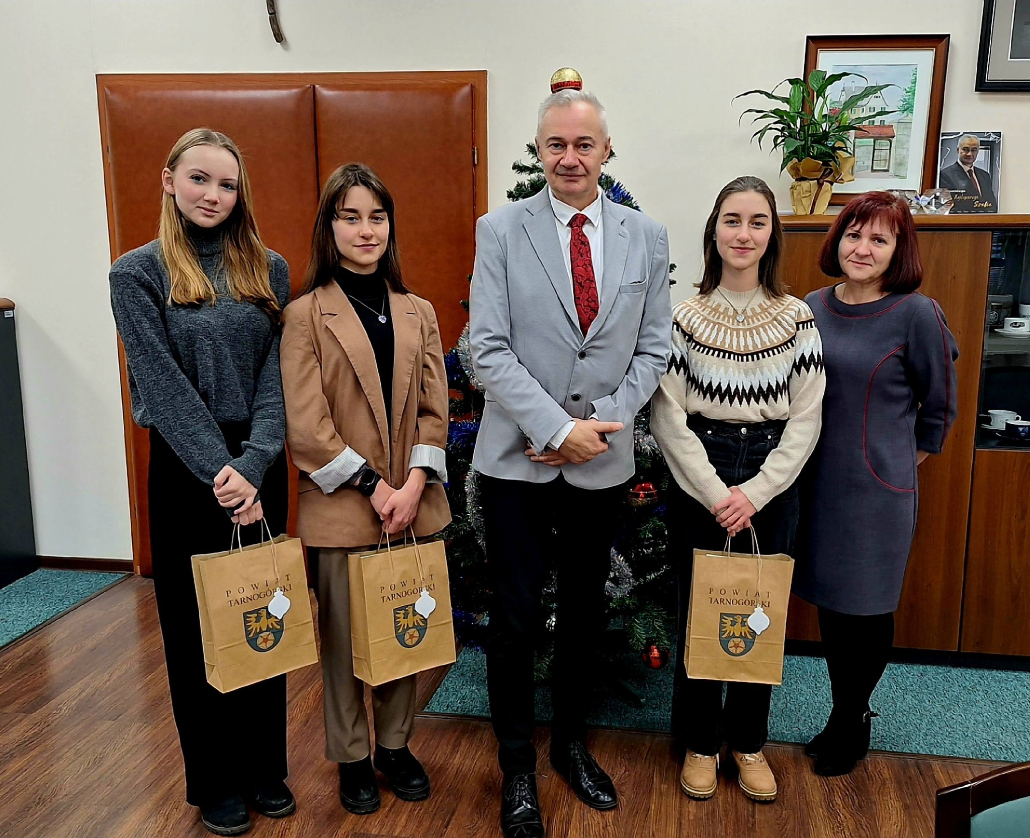 Przedświąteczne wizyty uczniów