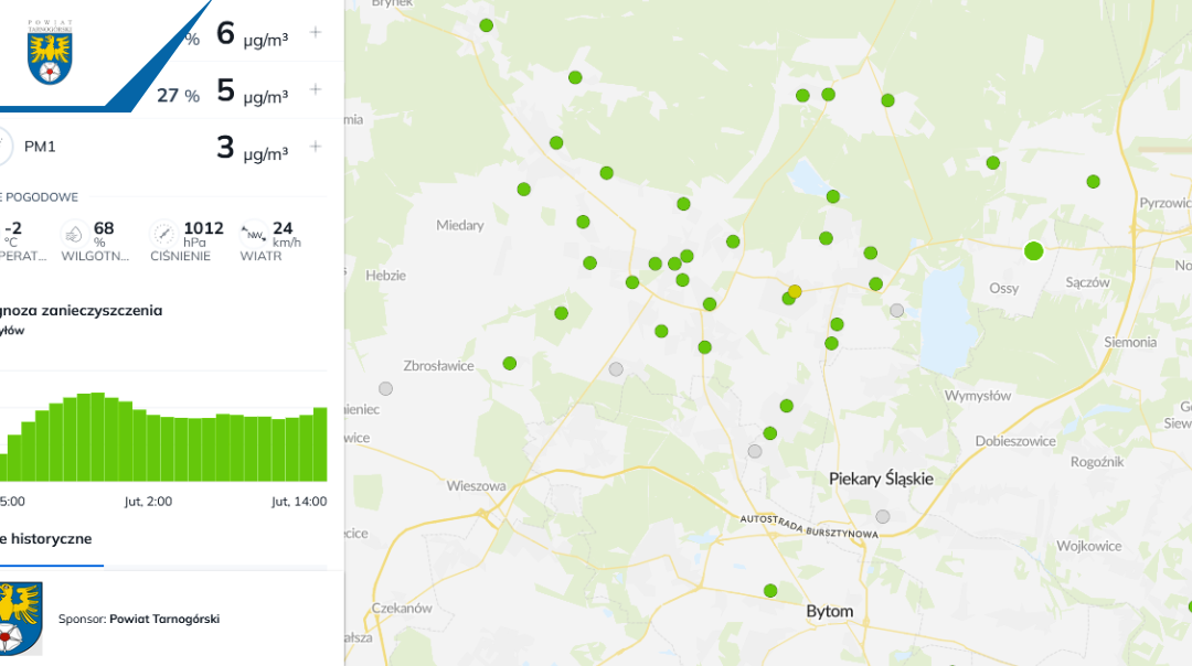 Monitorujemy jakość powietrza – czujnik Airly w każdej gminie