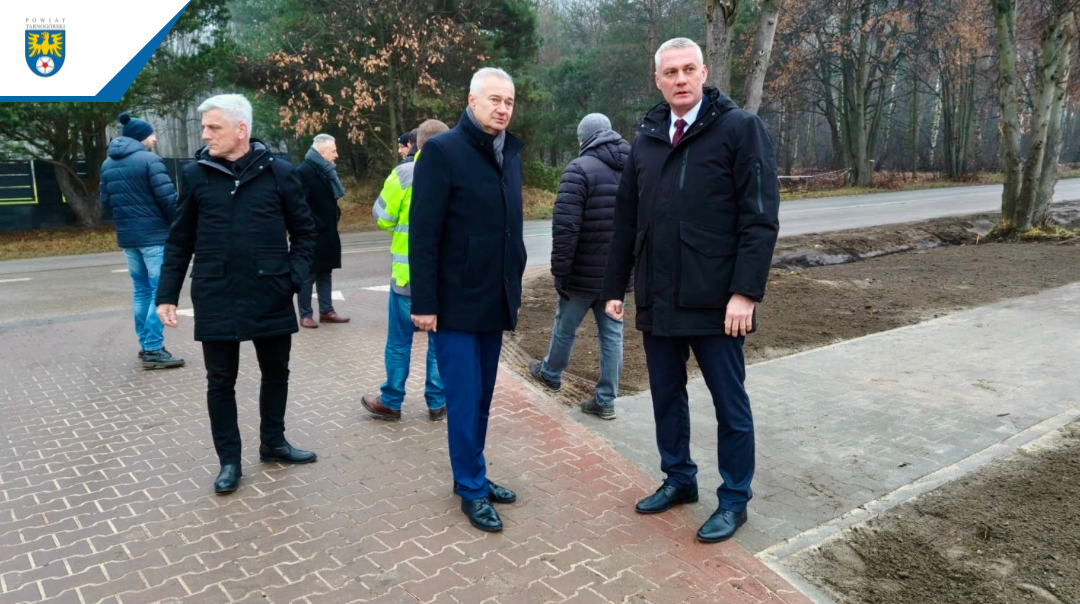 Nowy chodnik przy ul. Lasowickiej oficjalnie oddany do użytku