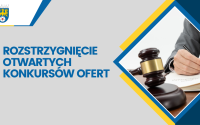 Rozstrzygnięcie otwartych konkursów ofert na realizację zadań publicznych Powiatu Tarnogórskiego w roku 2026