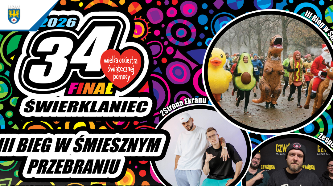 WOŚP i „Bieg w Śmiesznym Przebraniu” w Gminie Świerklaniec