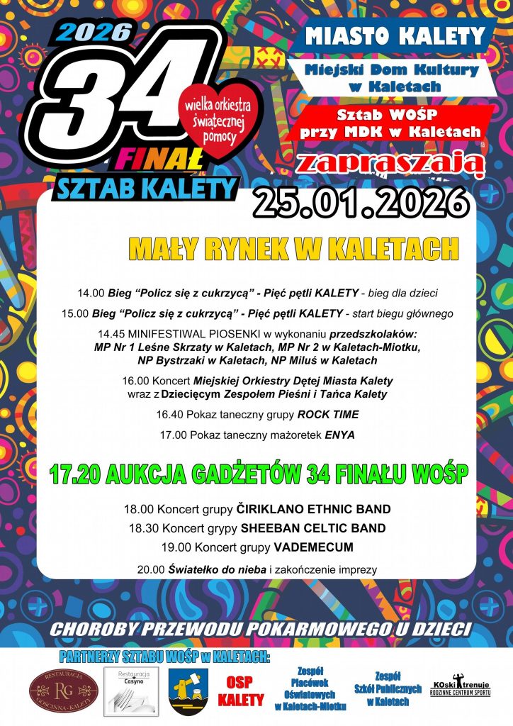 Kalety zapraszają na 34. Finał WOŚP