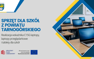 Sprzęt dla szkół z powiatu tarnogórskiego