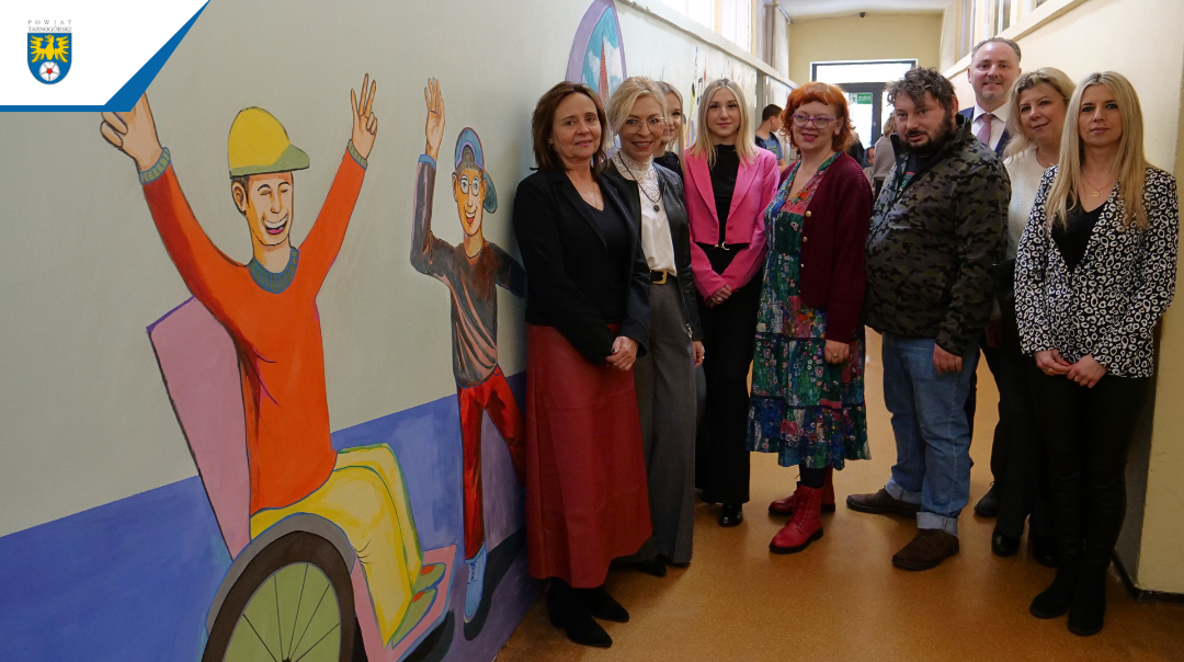 Nowy mural w Specjalnym Ośrodku Szkolno-Wychowawczym w Tarnowskich Górach