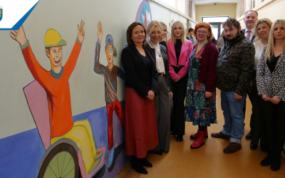 Nowy mural w Specjalnym Ośrodku Szkolno-Wychowawczym w Tarnowskich Górach