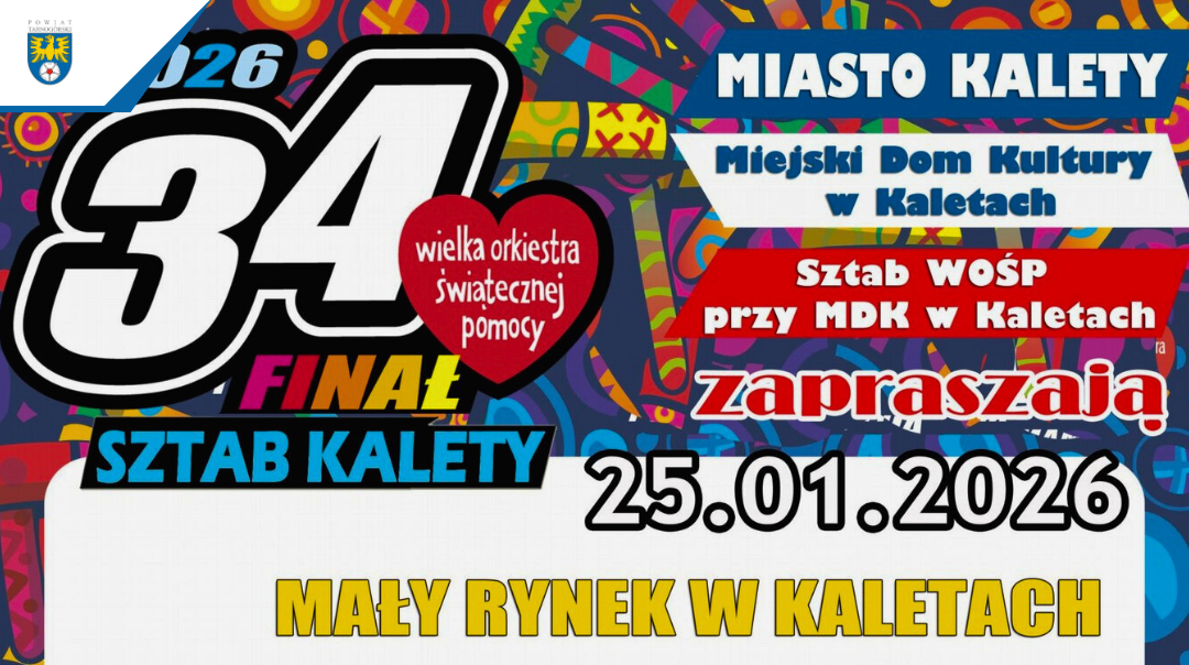 Kalety zapraszają na 34. Finał WOŚP