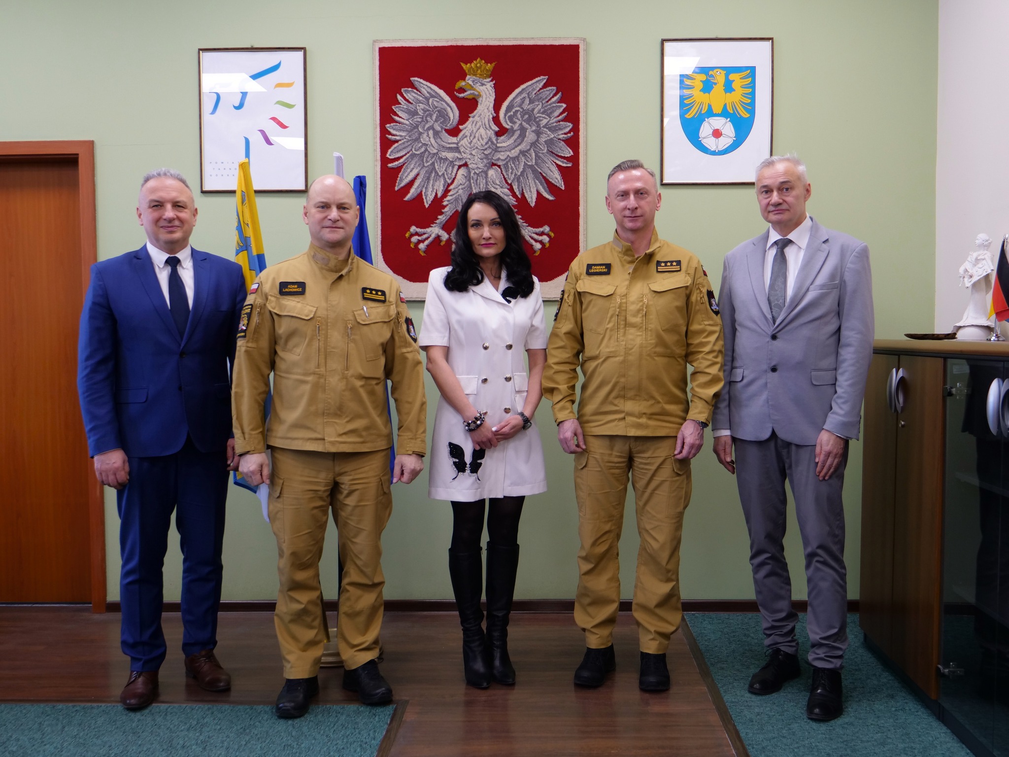 Spotkanie w Starostwie Powiatowym dotyczące bezpieczeństwa mieszkańców