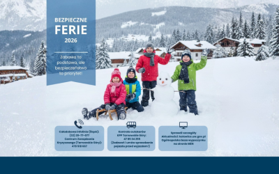 Bezpieczne Ferie 2026: Województwo Śląskie i Powiat Tarnogórski w gotowości