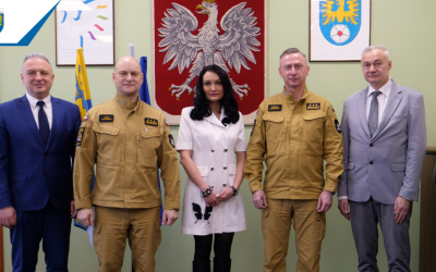 Spotkanie w Starostwie Powiatowym dotyczące bezpieczeństwa mieszkańców