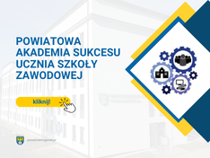 1 Baner kierujący do Powiatowej Akademii Sukcesu Ucznia Szkoły Zawodowej