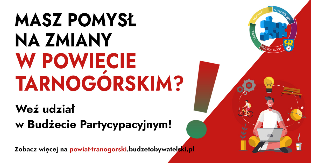 Ruszyła kolejna edycja Budżetu Partycypacyjnego Powiatu Tarnogórskiego