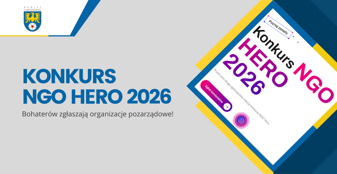 Druga edycja ogólnopolskiego konkursu NGO Hero