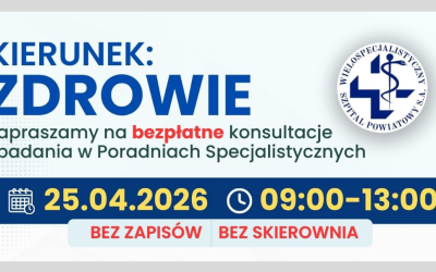 Kierunek: Zdrowie – Bezpłatna sobota profilaktyczna w Tarnowskich Górach