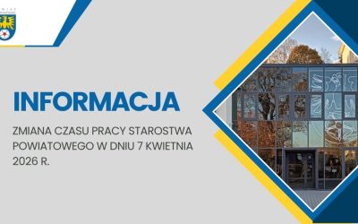 Zmiana godzin pracy Starostwa Powiatowego