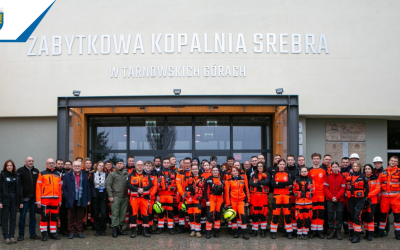 Wyjątkowe manewry pod ziemią – „Kryptonim Kopalnia” z udziałem przedstawiciela Zarządu Powiatu