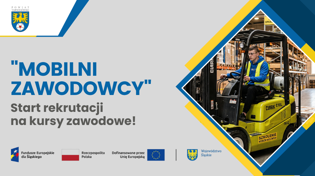 Rekrutacja na kursy zawodowe w ramach projektu „Mobilni Zawodowcy”