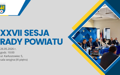 XXVII Sesja Rady Powiatu Tarnogórskiego