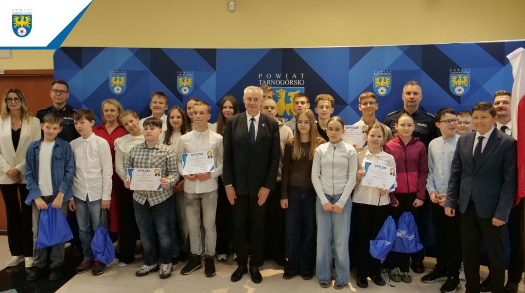 Uroczyste wręczenie nagród i podsumowanie Powiatowego Turnieju Bezpieczeństwa w Ruchu Drogowym
