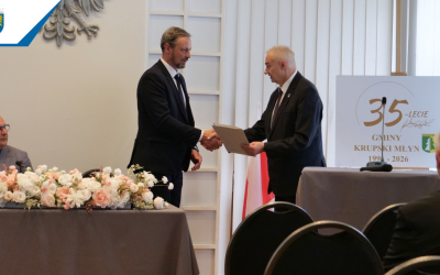 35-lecie Gminy Krupski Młyn. Uroczysta sesja Rady Gminy