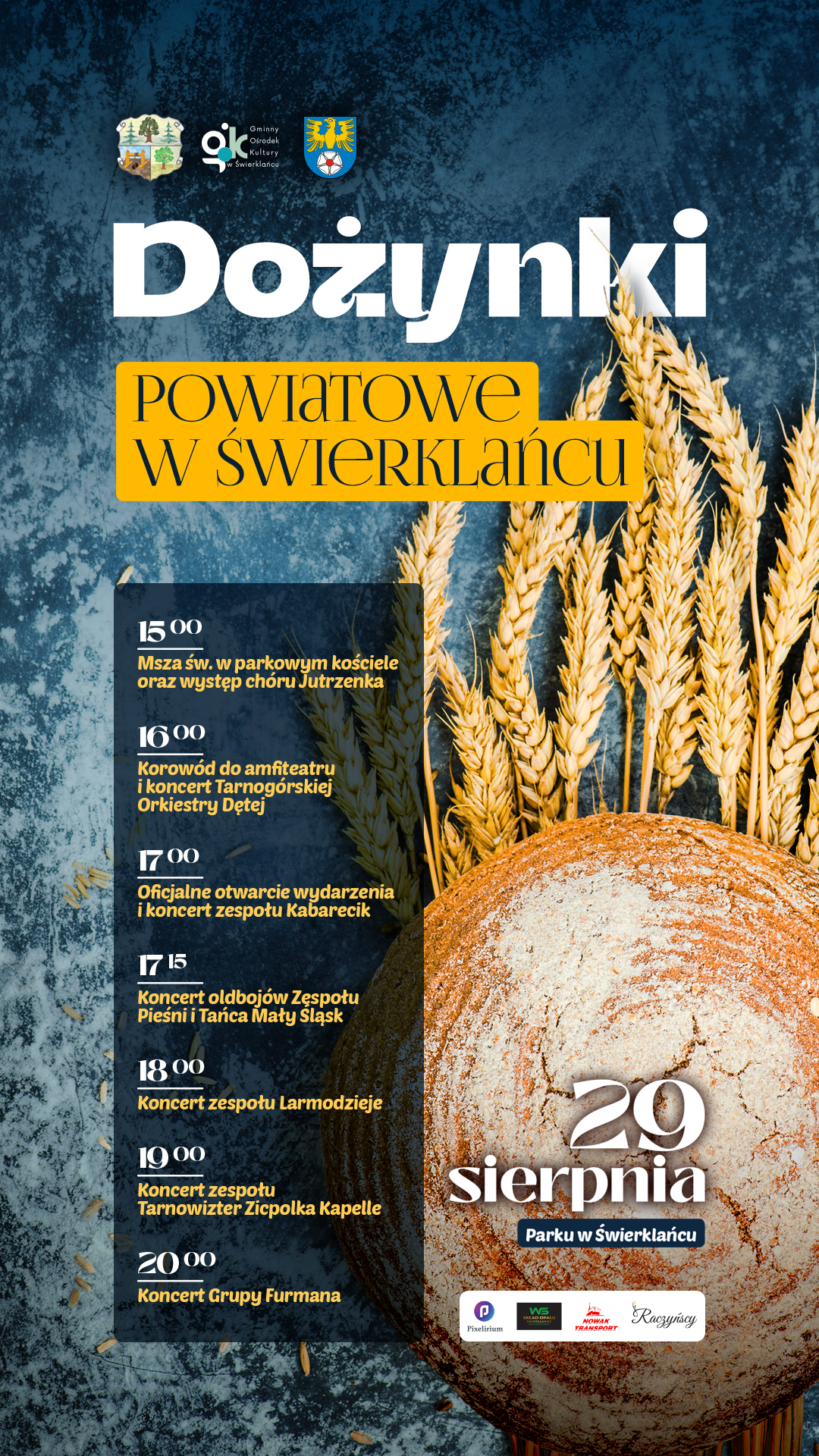 Dożynki Powiatowe 2026 w Świerklańcu